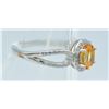 Image 2 : #05-NATURAL YELLOW CITRINE & ZC RING SIZE 8.5
