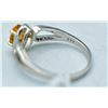Image 3 : #05-NATURAL YELLOW CITRINE & ZC RING SIZE 8.5