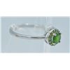 Image 2 : #02-NATURAL CHROMEDIOPSIDE & TSAVOITE RING SIZE 8.