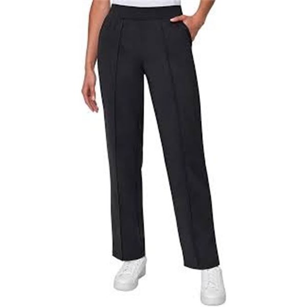 NEW MONDETTA LARGE WOMENS BLACK PANTS
