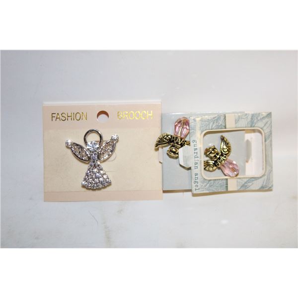 GUARDIAN ANGEL PINS & ANGEL BROOCH
