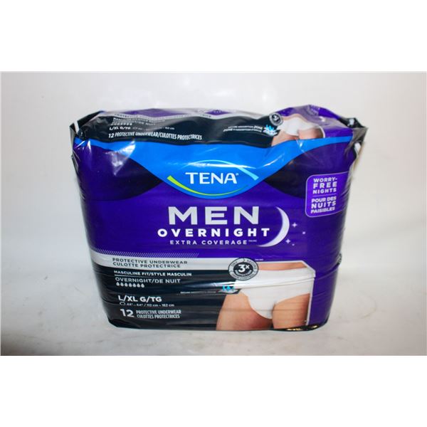 NEW TENA STRETCH OVER NIGHT BRIEFS (12)
