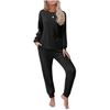 Image 1 : NEW EKOUAER LADIES SLEEP SET BLACK XL