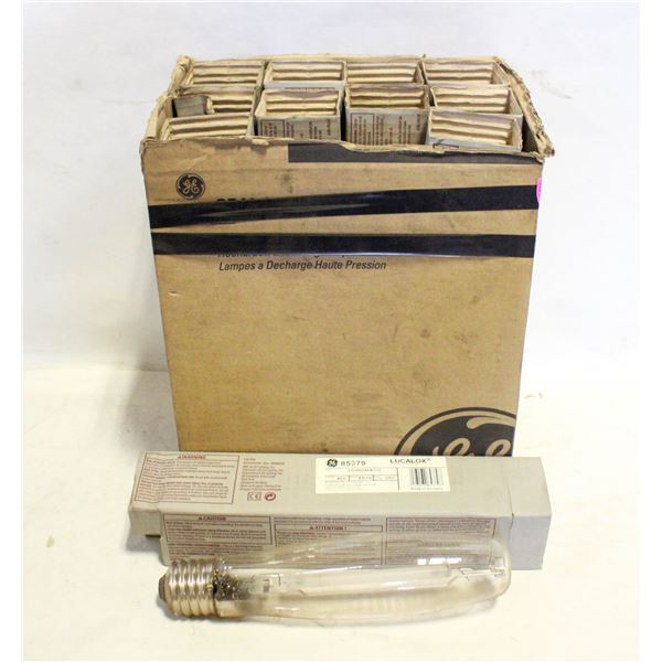 BOX OF 11 LUCALOX 400 WATT HIGH PRESSURE LAMPS
