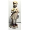 Image 1 : 29) PORCELAIN HEIDI STATUE HOLDING A