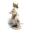 Image 2 : 29) PORCELAIN HEIDI STATUE HOLDING A