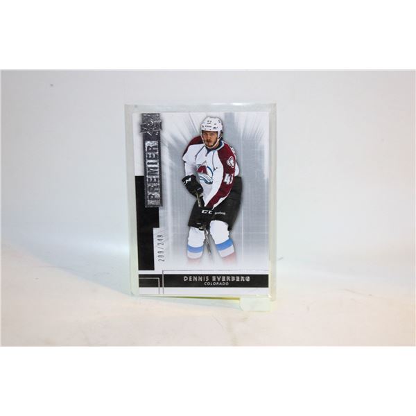 209/249 DENNIS EVERBERG PREMIER UPPERDECK 2015