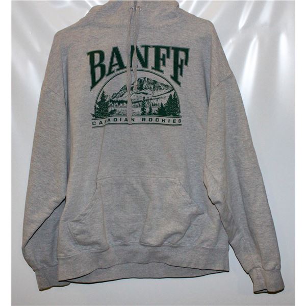 MENS XL GREY BANFF HOODIE