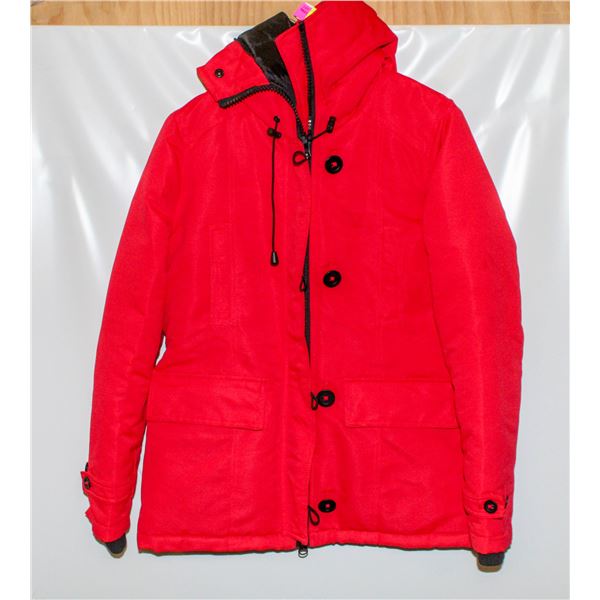 LADIES MED RED WINTER JACKET - BLUENOTES