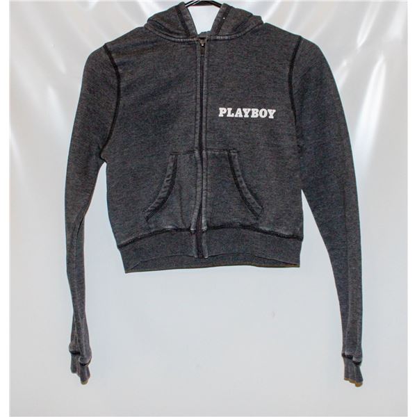 LADIES SMALL PLAYBOY HOODIE
