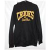 Image 1 : MENS L CROOKS AND CASTLES BLACK HOODIE