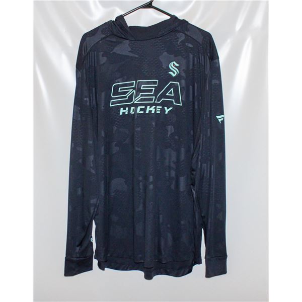 MENS XXL NHL SEATTLE HOCKEY HOODIE SHIRT
