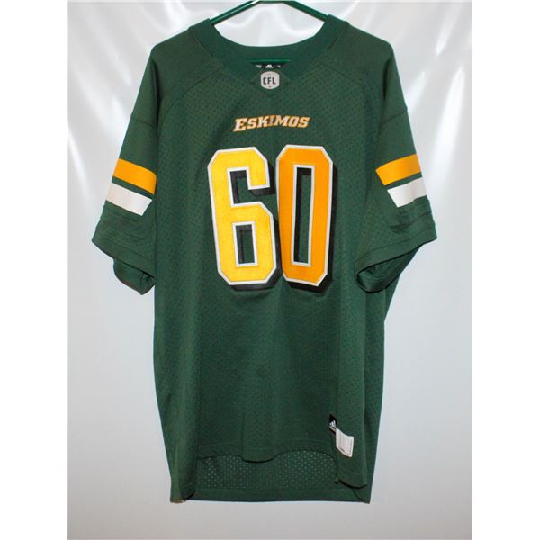 MENS XL EDM ESKIMOS SORENSEN FOOTBALL JERSEY