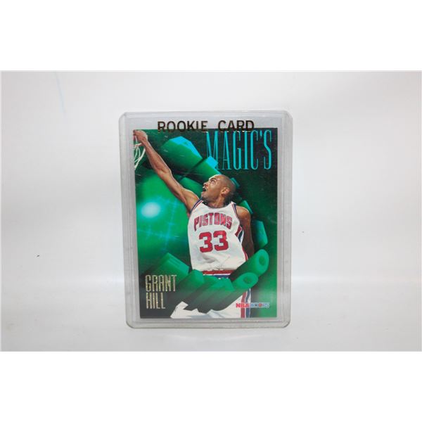 MAGIC'S GRANT HILL ROOKIE PISTONS NBA