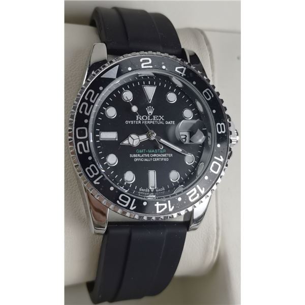 NEW REPLICA R0LEX "GMT MASTER" QUARTZ WATCH