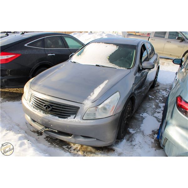 TOW YARD SEIZURE: 2008 INFINITY G35