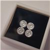 Image 1 : 4 X 1CT MOISSANITE STONES (4CT TOTAL)