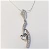 Image 1 : SILVER CZ 16" NECKLACE
