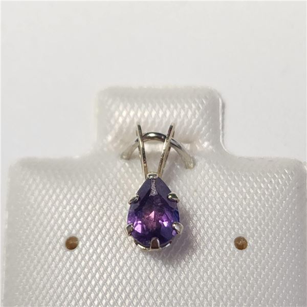 14K YELLOW GOLD AMETHYST (0.34CT) PENDANT