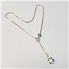 Image 1 : SILVER CZ 9.5" ANKLET