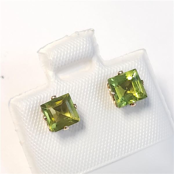 14K GOLD FILLED PERIDOT (0.8CT) EARRINGS