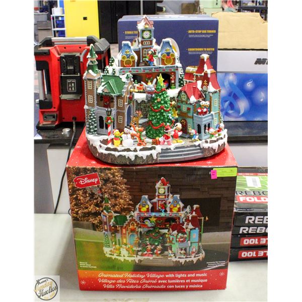 DISNEY ANIMATED VILLAGE WITH LIGHT AND MUSIC