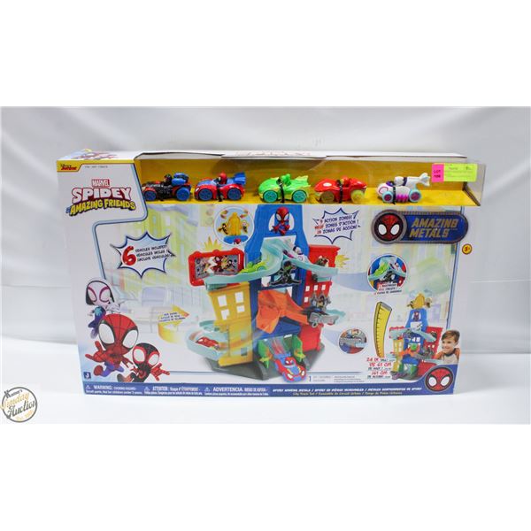MARVEL SPIDEY AMAZING METALS CITY TRACK SET