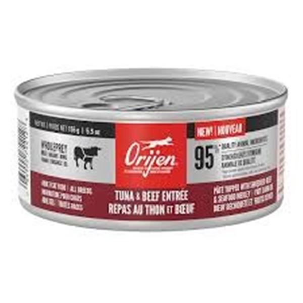 12 X 155G ORIJEN TUNE & BEEF ADULT CAT FOOD