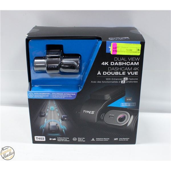 TYPE S DUAL VIEW 4L DASHCAM