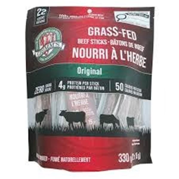 330G GRIMM'S GRASS-FED BEEF STICKS