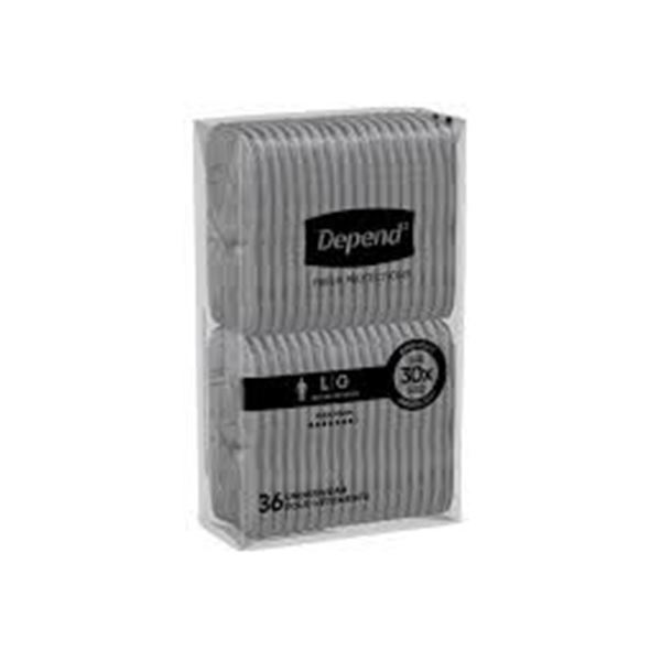 2 X 34 UNDERWEAR DEPEND XL GREY