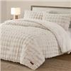 Image 1 : REPACKED FRYE 3PC FAUX FUR COMFORTER SET QUEEN SZ