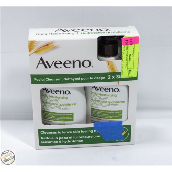 2 X 354ML AVEENO FACIAL CLEANSER