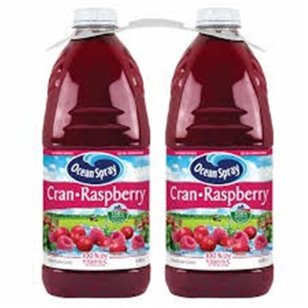 2 X 2.83L OCEAN SPRAY CRAN RASPBERRY JUICE