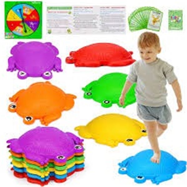 NEW W BOX STEPPING STONES TODDLER TOYS SET
