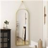 Image 1 : BRAND NEW HARRIPURE 16 X 48" ARHCED MIRROR GOLD