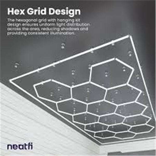 NEW NEATFI LED GARAGE LIGHTS WITH HANGING KIT