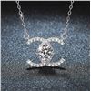Image 1 : 1 CT GRA CERTIFIED ROUND BRILLIANT 925S NECKLACE