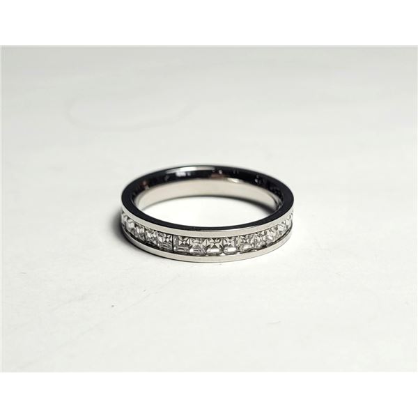 20) STAINLESS STEEL AND CLEAR CRYSTAL