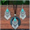 Image 1 : 24) SILVER TONE AND TURQUOISE