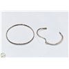 Image 1 : 14.4 GRAMS STERLING SILVER BRACELETS TOGETHER