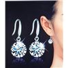 Image 1 : 4) STAINLESS STEEL AND CRYSTAL DROP