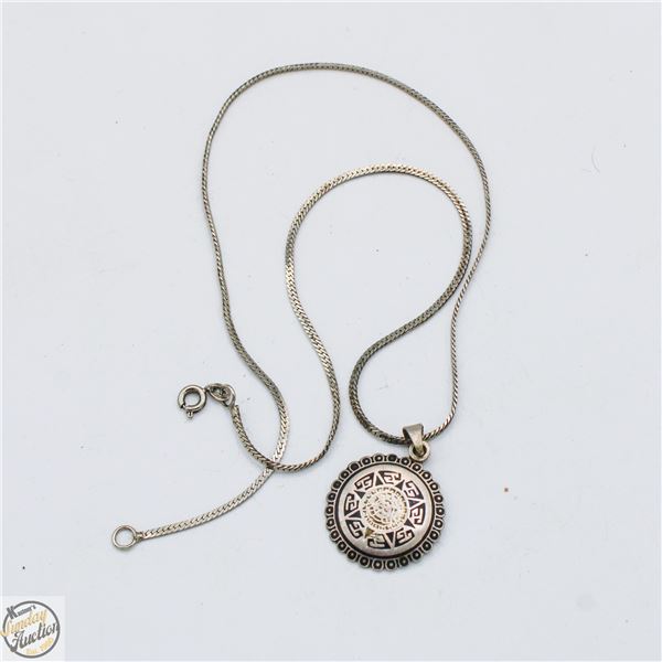 9 GRAMS 925 MEXICO STAMPED PENDANT NECKLACE