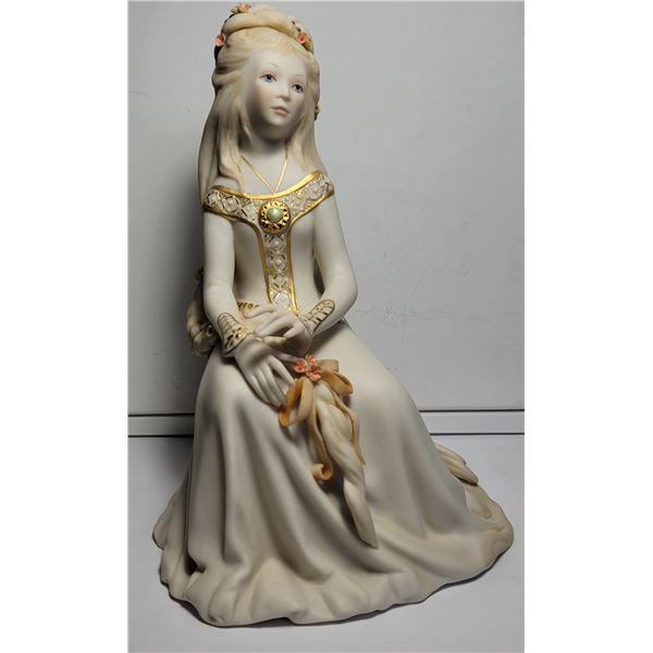 27)  CYBUS BISQUE FIRED STATUE OF RAPUNZEL,