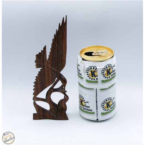 BALI CRANE BIRD WOOD CARVING SCULPTURE