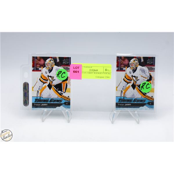 2 TRISTAN JARRY ROOKIES YOUNG GUNS