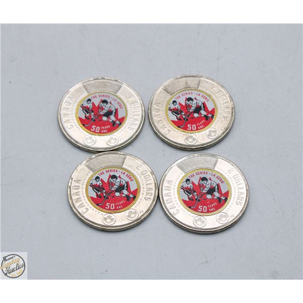 4 CANADIAN $2 2022 COMMEMORATIVE 50TH ANNIVERSARY-