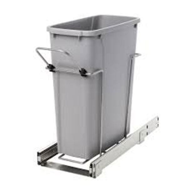 NEW W BOX REAL SOLUTIONS 20 QT PULLOUT TRASH BIN