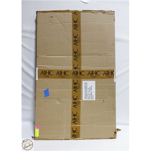 NEW WROUGHT IRON RUBBER MAT 24 X 39"