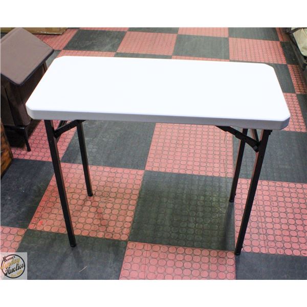 MULTI PURPOSE TABLE WITH FOLDING LEGS 15.5"X34"